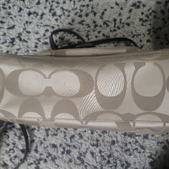 Coach purse signature brown - Picture 1 of 5